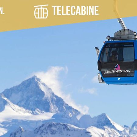 Plein Ciel I Balcony I Close To Cable Cars I Car Park Crans-Montana Kültér fotó
